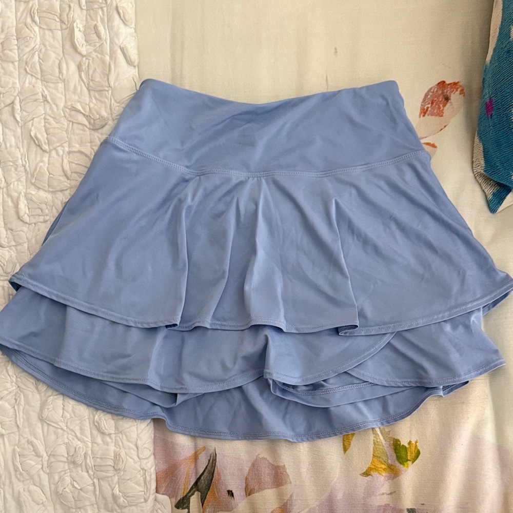 Light Blue Athletic Skirt